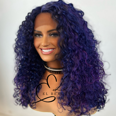 Bluma - 20" Human Hair Blend Lace Front WIG