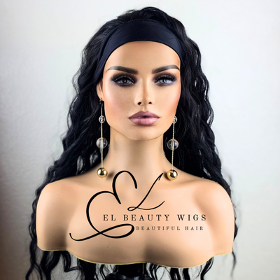 Rosemary - 24" Human Hair Blend Headband WIG