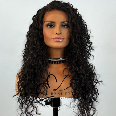 Maaya - 22" Human Hair Blend Lace Front WIG