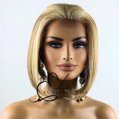 Novalie - 10" Human Hair Blend Lace Front WIG