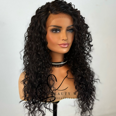 Maaya - 22" Human Hair Blend Lace Front WIG