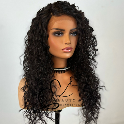 Maaya - 22" Human Hair Blend Lace Front WIG