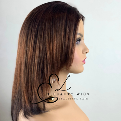 Hanna - 14" European Synthetic Fiber Full WIG