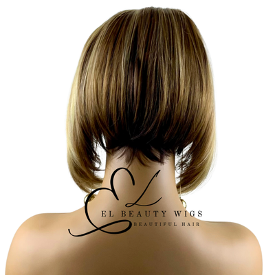 WIG | Blonde Wig | Natural-Looking Wig for Women | Lace Front Human Hair Blend Wig
