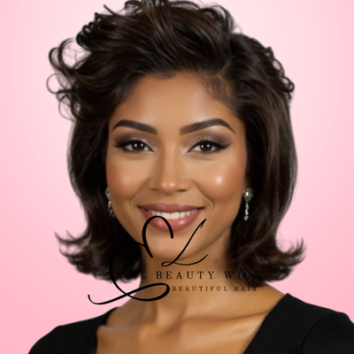 WIG | Brown Wig | Mullet Wig | Natural-Looking Wig for Women | Easy Wear Synthetic Wig
