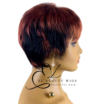 WIG | Red Wig | Short Red Wig | Natural-Looking Wig for Women | Easy Wear Synthetic Wig