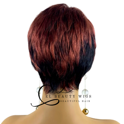 WIG | Red Wig | Short Red Wig | Natural-Looking Wig for Women | Easy Wear Synthetic Wig