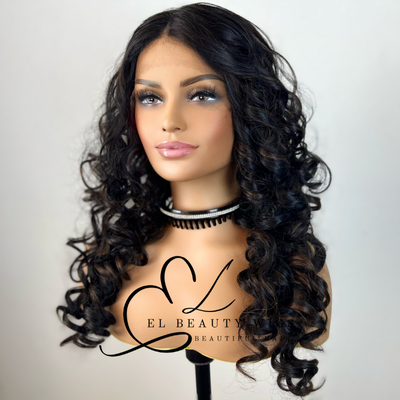 Tahel - 22" Human Hair Blend Lace Front WIG