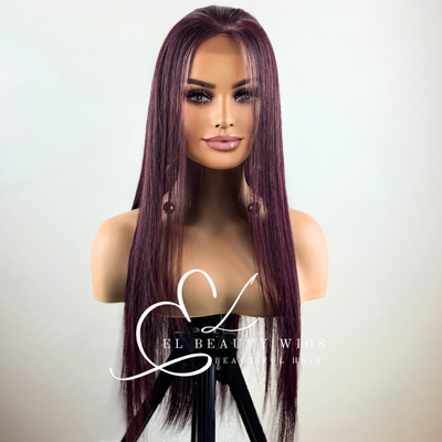 Lacey 2 - 28" Human Hair Blend Lace Front WIG