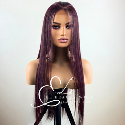 Lacey 2 - 28" Human Hair Blend Lace Front WIG