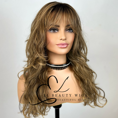 Reina - 18" European Synthetic Fiber Full WIG