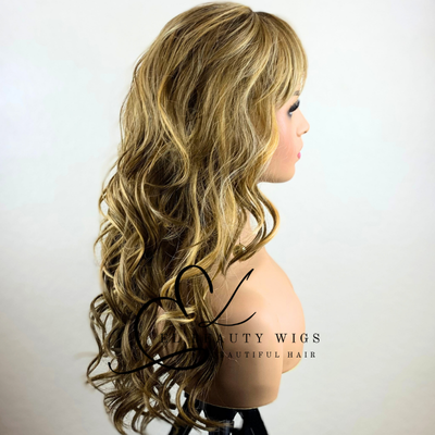 Lior - 20" Human Hair Blend Full WIG