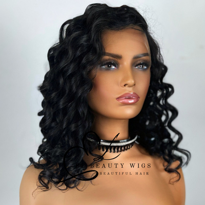 Yarona - 16" Human Hair Blend Lace Front WIG