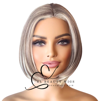 WIG | Blonde Wig | Short Blonde Wig | Natural-Looking Wig for Women | Easy Wear Synthetic Wig