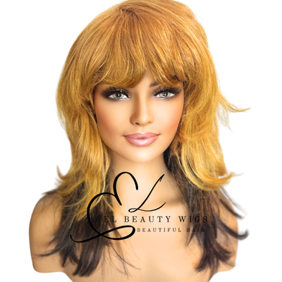 WIG | Golden Blonde | Natural-Looking Wig for Women | Easy Wear Synthetic Wig