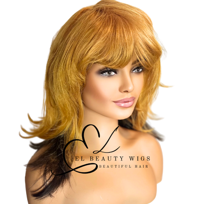 WIG | Golden Blonde | Natural-Looking Wig for Women | Easy Wear Synthetic Wig