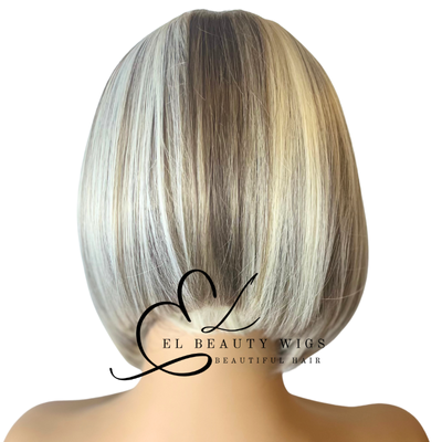 WIG | Blonde Wig | Short Blonde Wig | Natural-Looking Wig for Women | Easy Wear Synthetic Wig