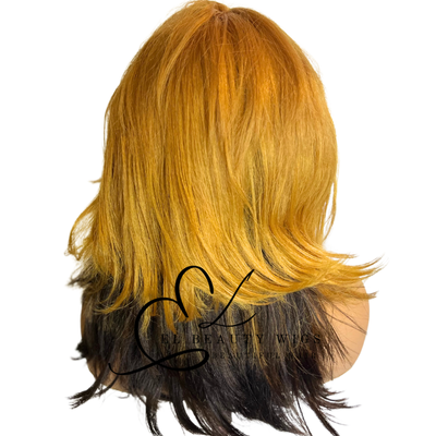 WIG | Golden Blonde | Natural-Looking Wig for Women | Easy Wear Synthetic Wig
