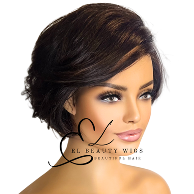WIG | Darkest Brown Wig | Natural-Looking Wig for Women | Easy Wear Synthetic Wig