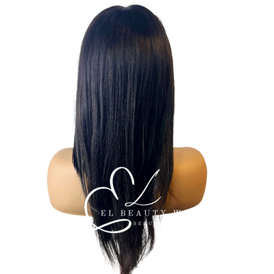 WIG | Black Wig | Long Black Wig | Natural-Looking Wig for Women | Easy Wear Synthetic Wig