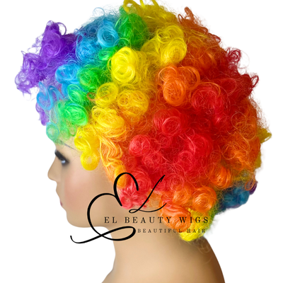 WIG | Clown Wig | Costume Wig | Natural-Looking Wig for Women | Easy Wear Synthetic Wig
