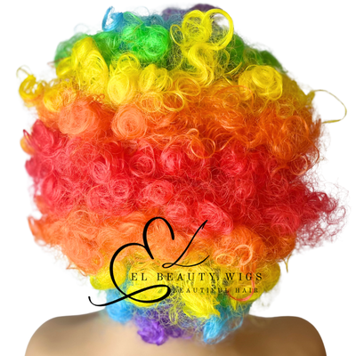WIG | Clown Wig | Costume Wig | Natural-Looking Wig for Women | Easy Wear Synthetic Wig