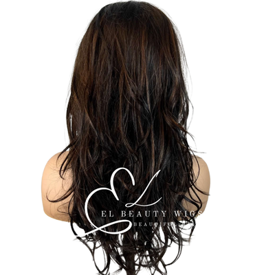 WIG | Black Wig | Long Black Wig | Natural-Looking Wig for Women | Easy Wear Synthetic Wig