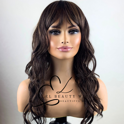 Ashlynn - 20" Human Hair Blend Full WIG