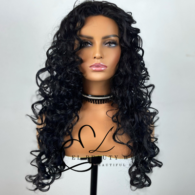 Shamira - 24" Human Hair Blend Lace Front WIG