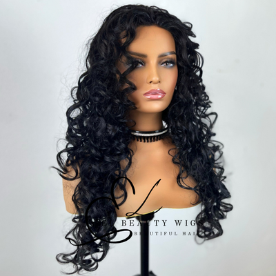 Shamira - 24" Human Hair Blend Lace Front WIG