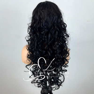 Shamira - 24" Human Hair Blend Lace Front WIG