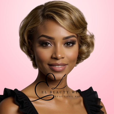 WIG | Blonde Wig | Golden Blonde Wig| Natural-Looking Wig for Women | Easy Wear Synthetic Wig
