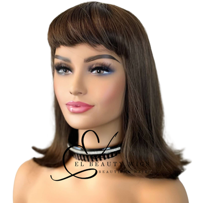 WIG | Brown Wigs | Natural-Looking Wig for Women | Easy Wear Synthetic Wig