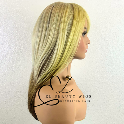 Tara - 18" Human Hair Blend Full WIG