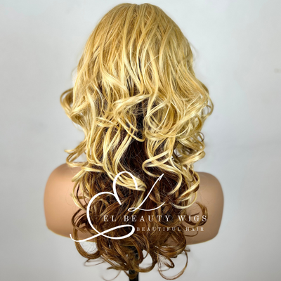 Yente - 18" Human Hair Blend Full WIG