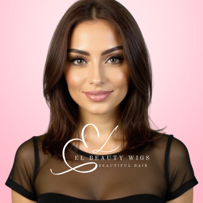 WIG | Deep Auburn Wig | Natural-Looking Wig for Women | Easy Wear Synthetic Wig