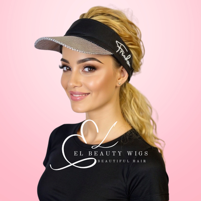 WIG | Hat Wig | Golden Blonde Wig | Natural-Looking Wig for Women | Easy Wear Synthetic Wig | Hat Wig