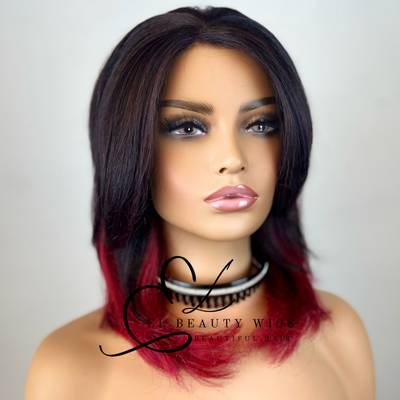 Suri - 14" Human Hair Blend Lace Front WIG