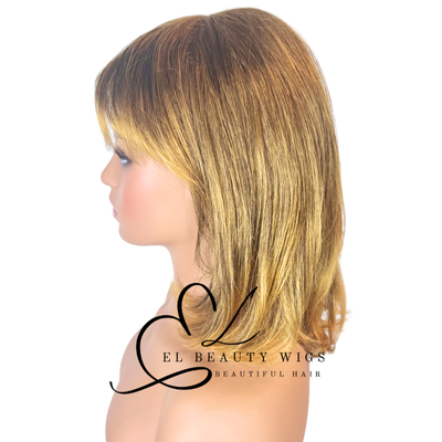 WIG | Golden Blonde Wig | Natural-Looking Wig for Women | Easy Wear Synthetic Wig