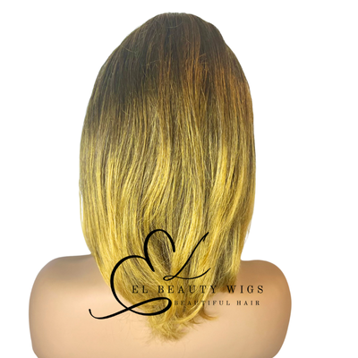 WIG | Golden Blonde Wig | Natural-Looking Wig for Women | Easy Wear Synthetic Wig