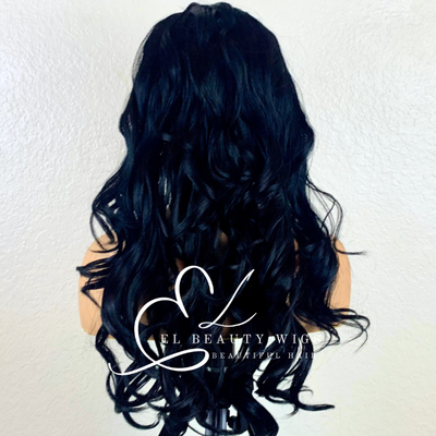 Katherine - 22" Human Hair Blend Headband WIG