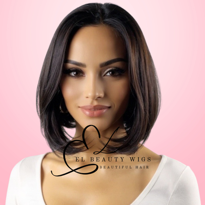 WIG | HALF-WIG | Dark Brown Wig | Natural-Looking Wig for Women | Easy Wear Synthetic Wig