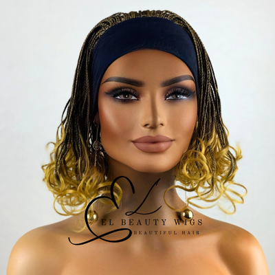 Aniyah - 10" African Braiding Synthetic Fiber Full WIG