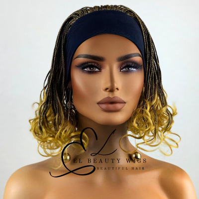 Aniyah - 10" African Braiding Synthetic Fiber Full WIG