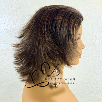 Fancy - 10" European Synthetic Fiber HALF-WIG