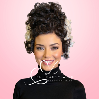 WIG | Cruella Deville Wig | Costume Wig | Natural-Looking Wig for Women | Easy Wear Synthetic Wig