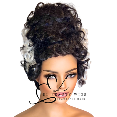 WIG | Cruella Deville Wig | Costume Wig | Natural-Looking Wig for Women | Easy Wear Synthetic Wig