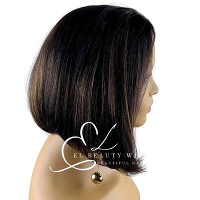 WIG | HALF-WIG | Dark Brown Wig | Natural-Looking Wig for Women | Easy Wear Synthetic Wig