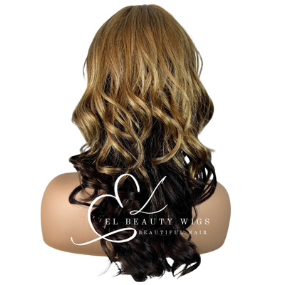 WIG | Blonde Wig | Light Brown Wig | Natural-Looking Wig for Women | Easy Wear Synthetic Wig