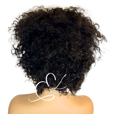 WIG | Black Wig | Black Afro Wig | Natural-Looking Wig for Women | Easy Wear Synthetic Wig